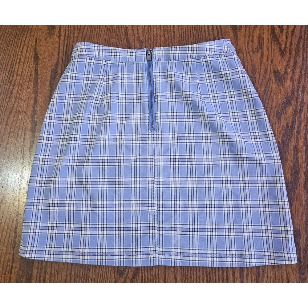 NEW Hollister Ultra High Rise Stretch Plaid Mini Pencil Skirt - Picture 5 of 10